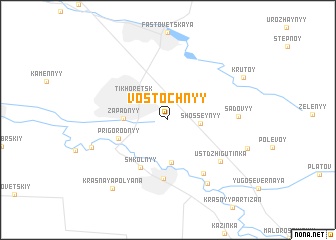 map of Vostochnyy