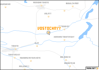 map of Vostochnyy