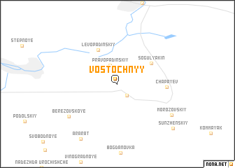 map of Vostochnyy