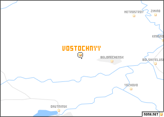 map of Vostochnyy