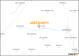 map of Vostochnyy
