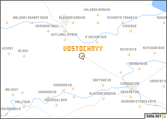 map of Vostochnyy