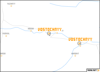 map of Vostochnyy