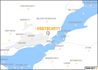 map of Vostochnyy