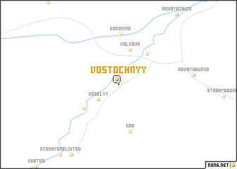 map of Vostochnyy