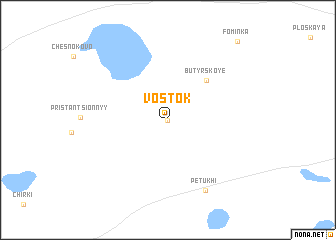 map of (( Vostok ))