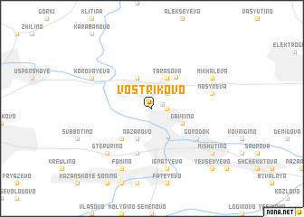 map of Vostrikovo