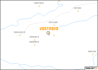 map of Vostrovo