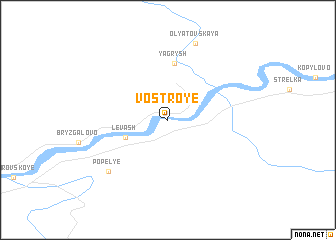 map of Vostroye