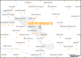 map of Vostryanskoye