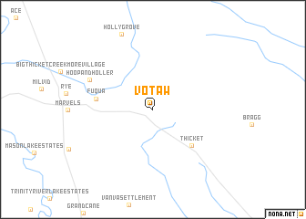 map of Votaw