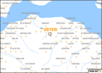 map of Voténi