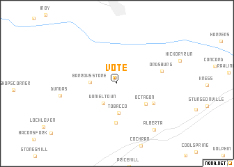 map of Vote