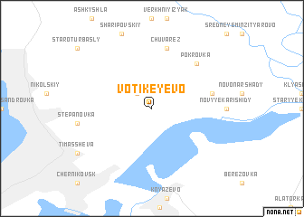 map of Votikeyevo