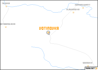 map of Votinovka