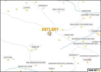 map of Votlany