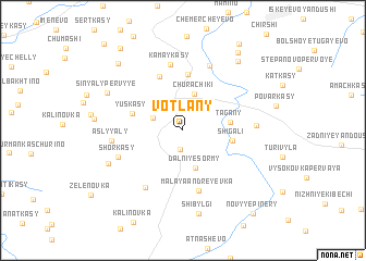 map of Votlany