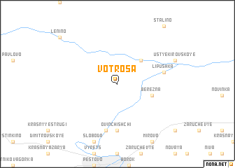 map of Votrosa