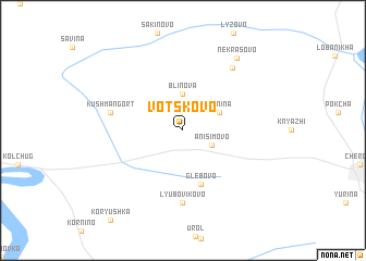 map of Votskovo