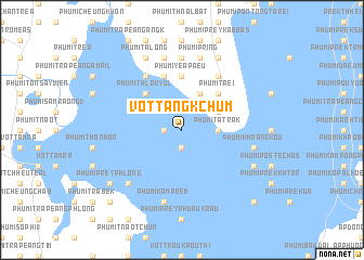 map of Vôtt Ângk Chŭm