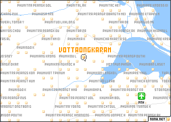 map of Vôtt Aôngkaram