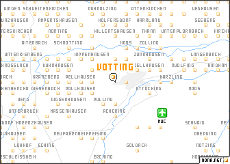 map of Vötting