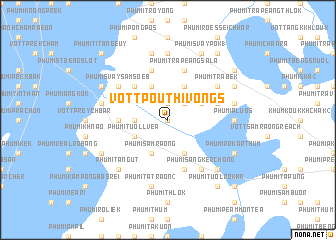 map of Vôtt Poŭthĭvôngs