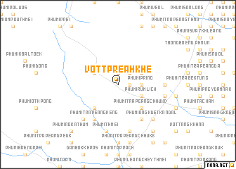 map of Vôtt Preăh Khê