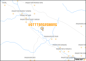 map of Vôtt Tăng Rôbâng