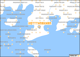 map of Vôtt Thnakhan