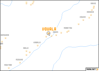 map of Vouala