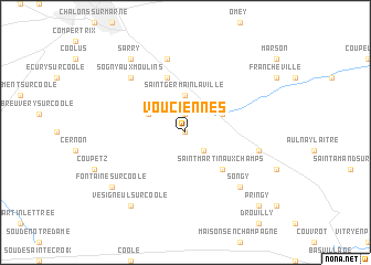 map of Vouciennes