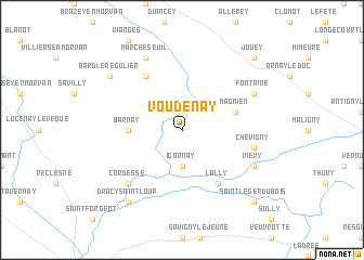 map of Voudenay