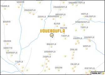 map of Vouéboufla