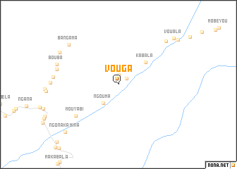 map of Vouga