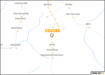 map of Vougba