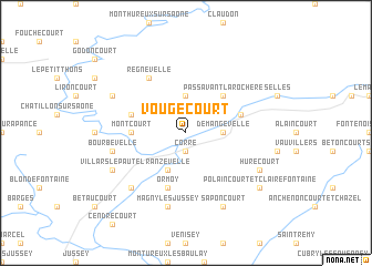map of Vougécourt