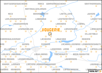 map of Vougerie