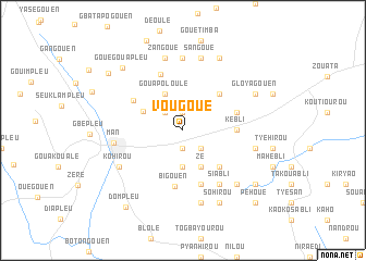 map of Vougoué