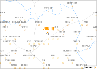 map of Vouini