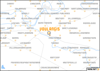 map of Voulangis