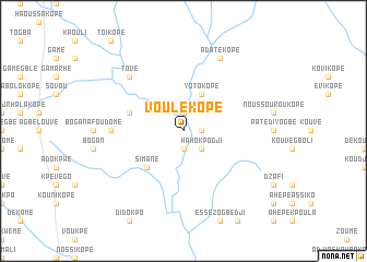 map of Voulè Kopé