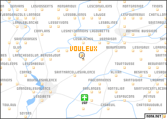 map of Vouleux