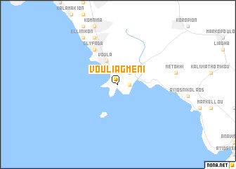 map of Vouliagméni