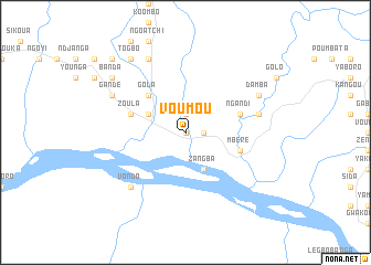 map of Voumou