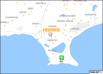 map of Vounaro