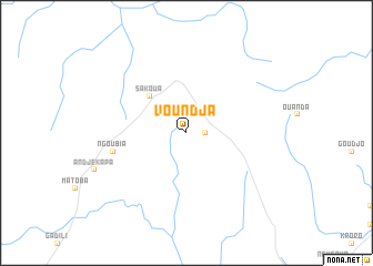 map of Voundja