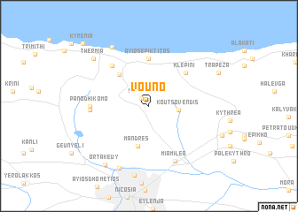 map of Vouno
