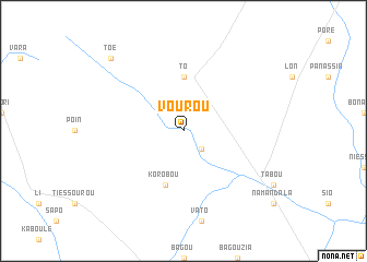 map of Vourou