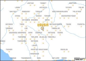 map of Vousin